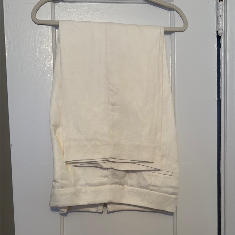 NWOT J.Crew Off-White Trousers